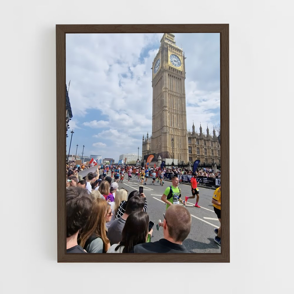 Poster Marathon à Londres – affiche Athlétisme (vue 5)